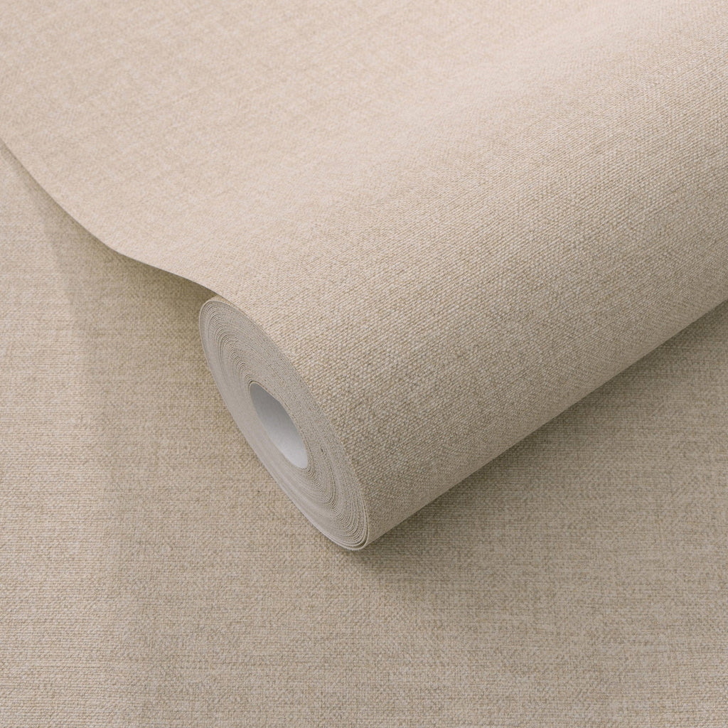 Linen Serenity Wallpaper - Pink room view