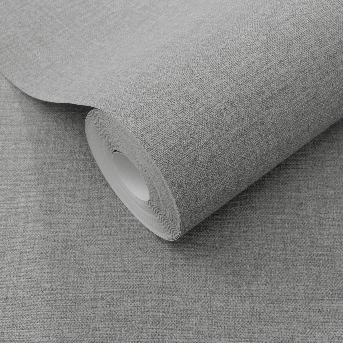Linen Serenity Wallpaper - Gray room view