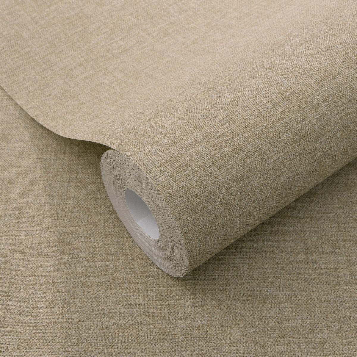 Linen Serenity Wallpaper - Brown room view