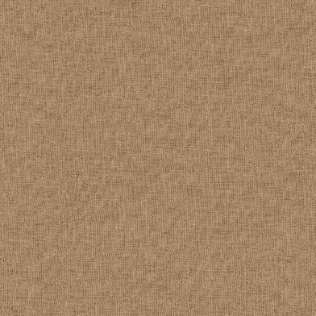 Antibes Linen Weave Texture Wallpaper - Brown pattern