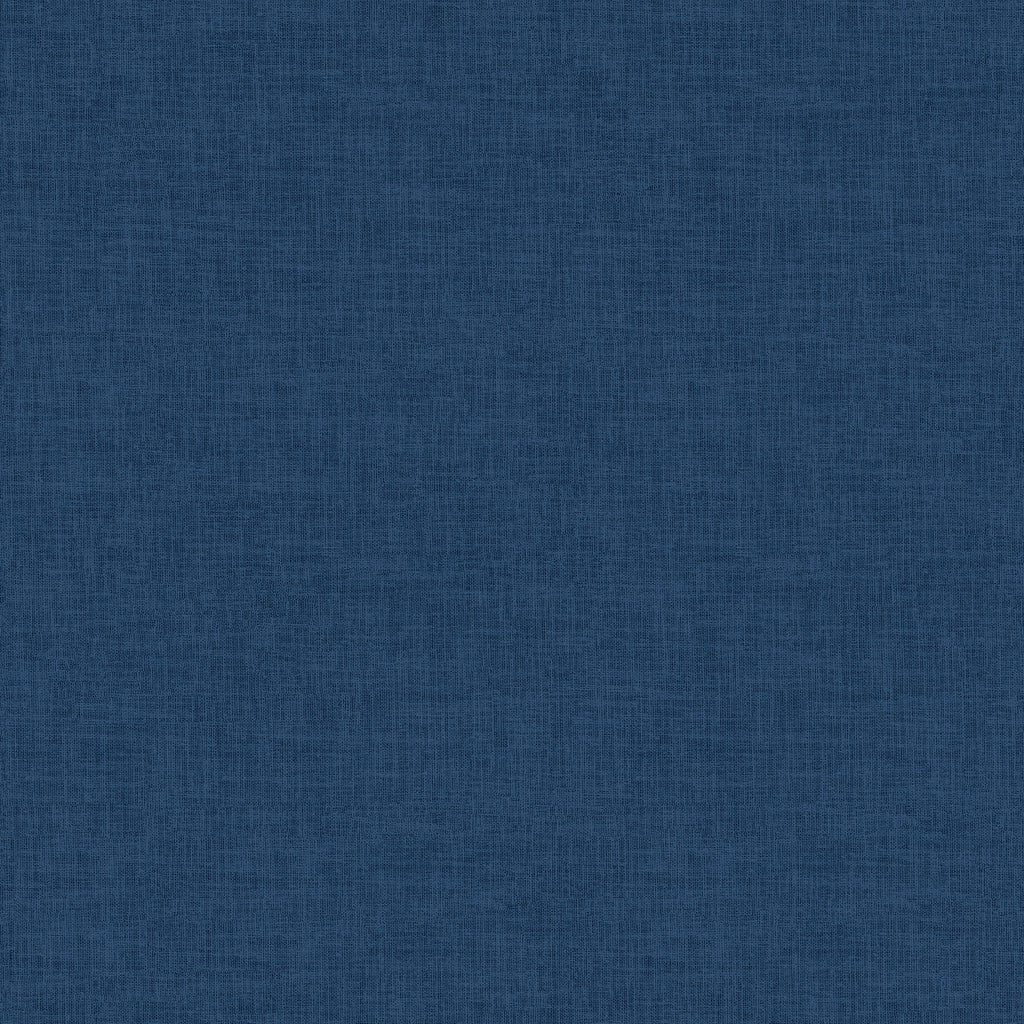 Antibes Linen Weave Texture Wallpaper - Navy pattern