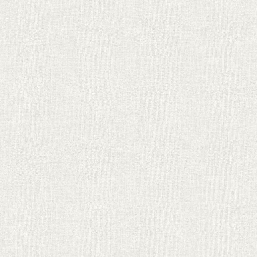 Antibes Linen Weave Texture Wallpaper - White pattern