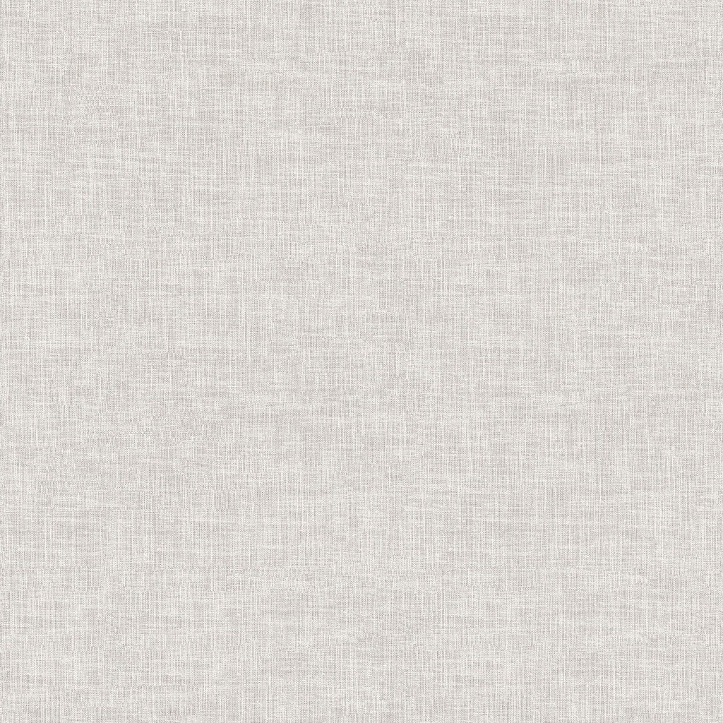 Antibes Linen Weave Texture Wallpaper - Light Gray pattern