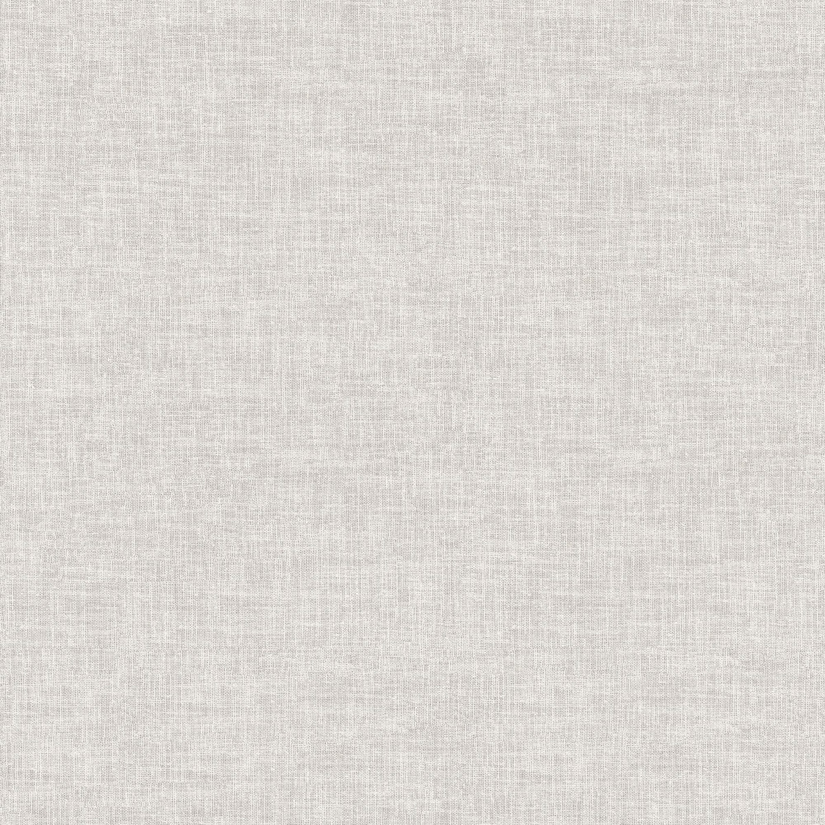 Antibes Linen Weave Texture Wallpaper - Light Gray pattern