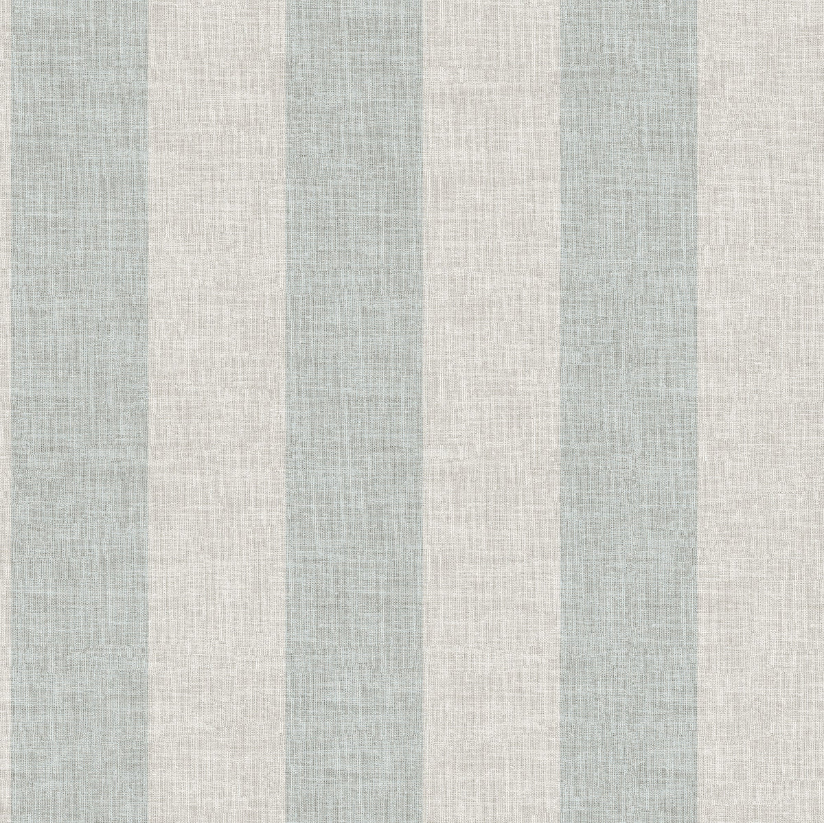 Antibes Linen Stripes Wallpaper - Blue pattern