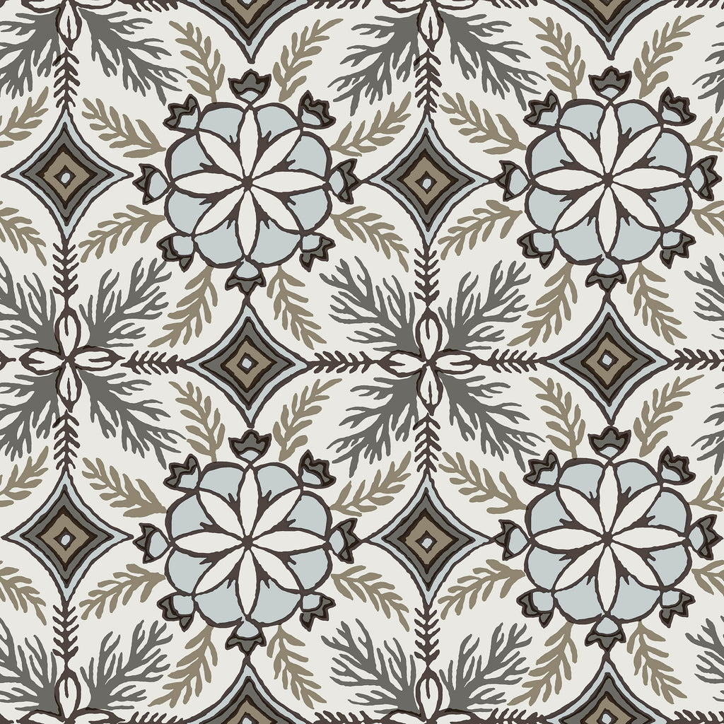 Morocco Wallpaper - Taupe pattern