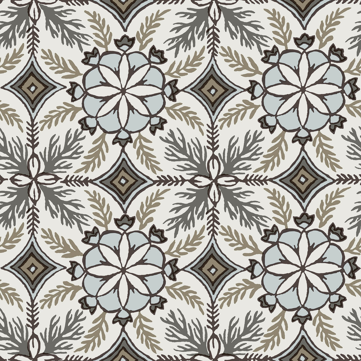 Morocco Wallpaper - Taupe pattern