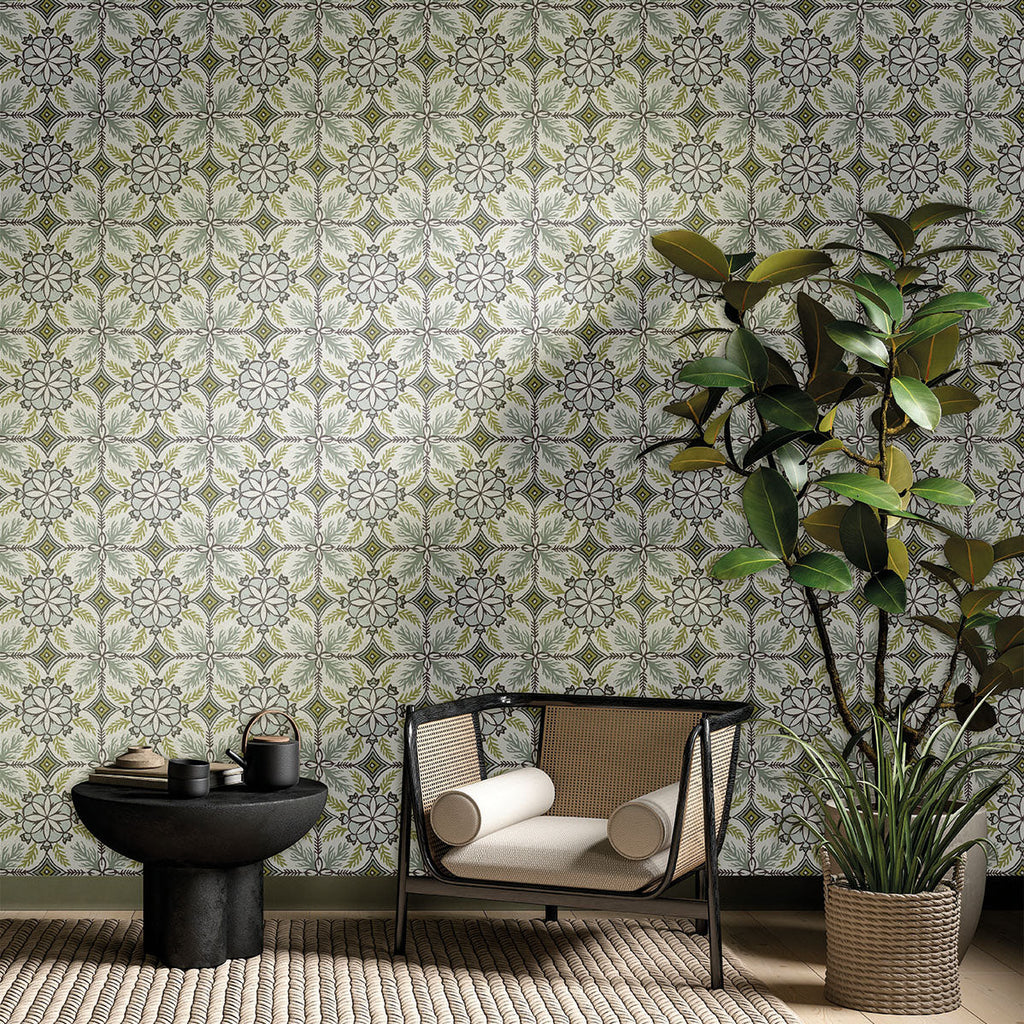 Morocco Wallpaper - Green room view