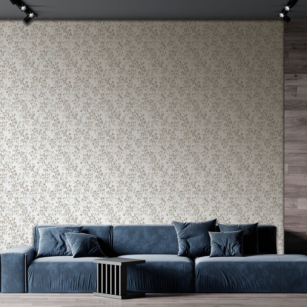 Antibes Branches Wallpaper - White room view