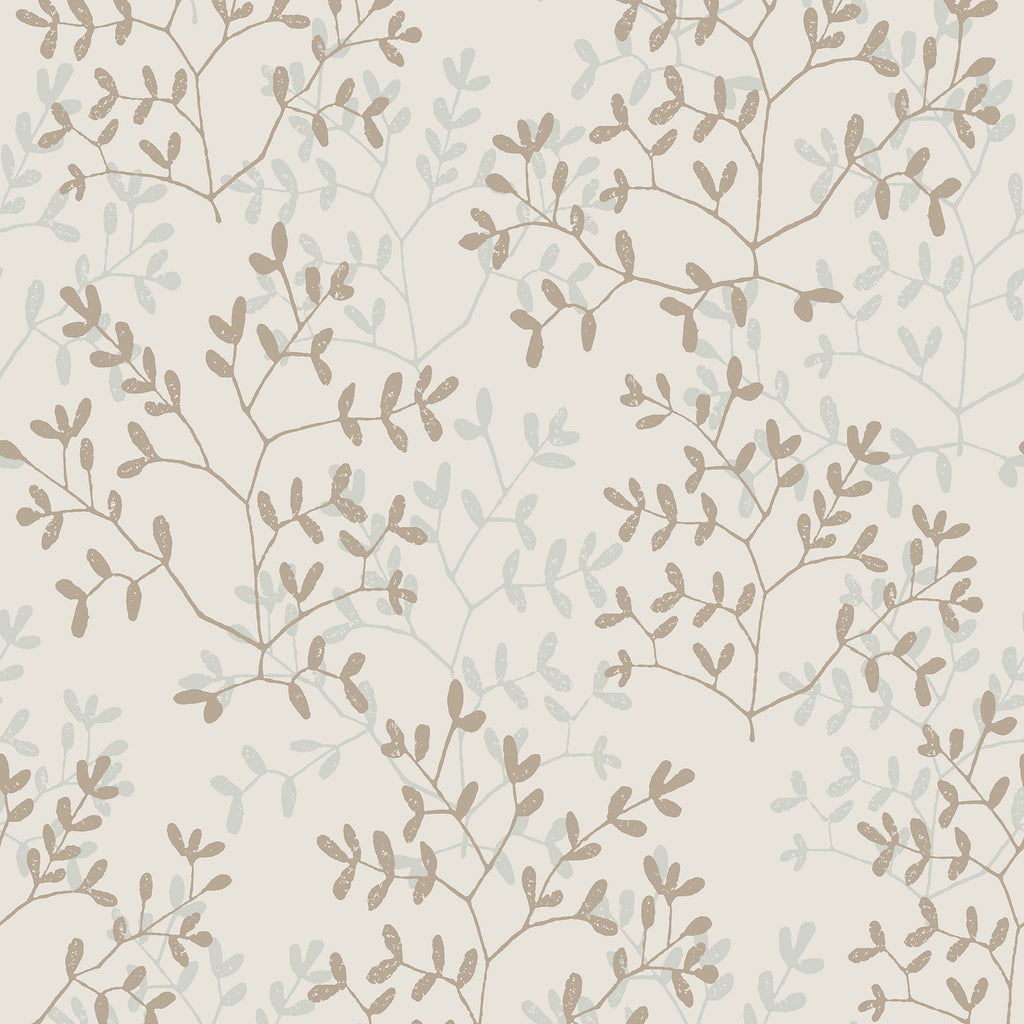 Antibes Branches Wallpaper - Light Gray pattern