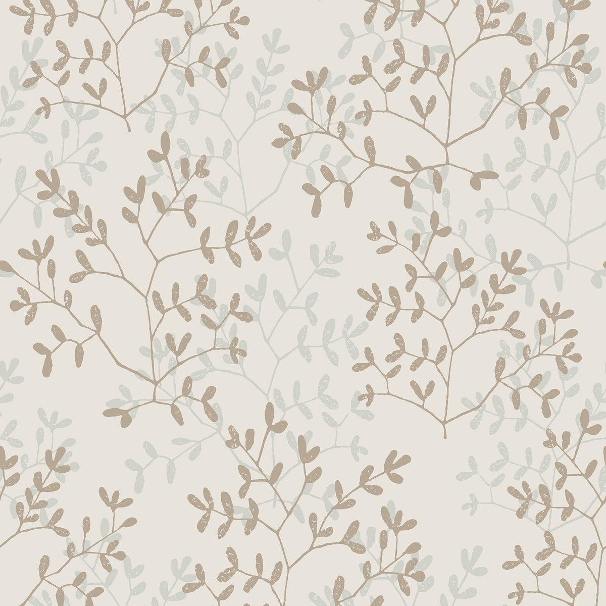 Antibes Branches Wallpaper - Light Gray pattern