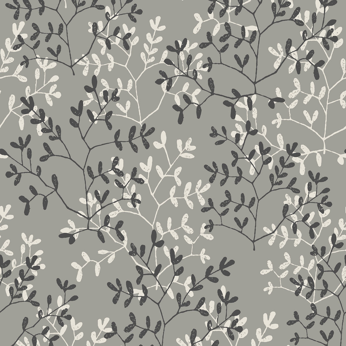 Antibes Branches Wallpaper - Gray pattern