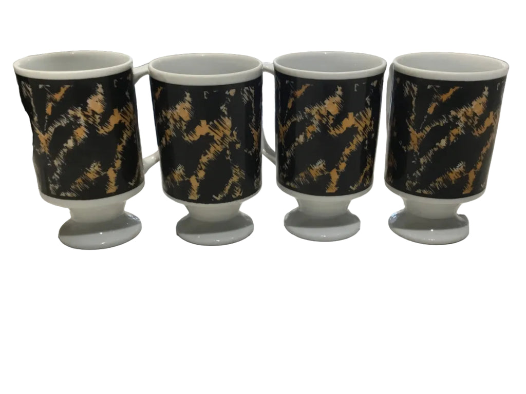 set of 4 japanese mugs