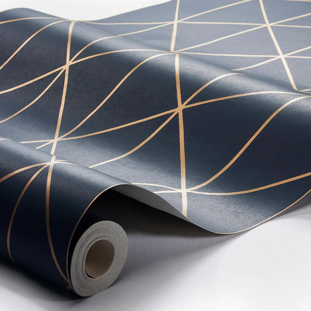 Diamonds Wallpaper in an interior setting