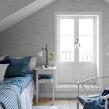 Load image into Gallery viewer, Seagulls Wallpaper in an interior setting