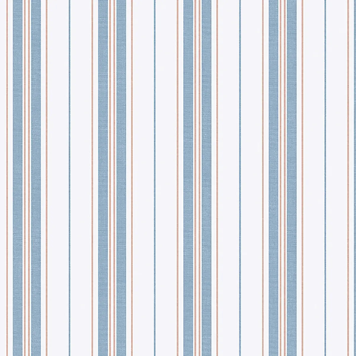 Hamnskär Stripe Wallpaper - Blue And Red