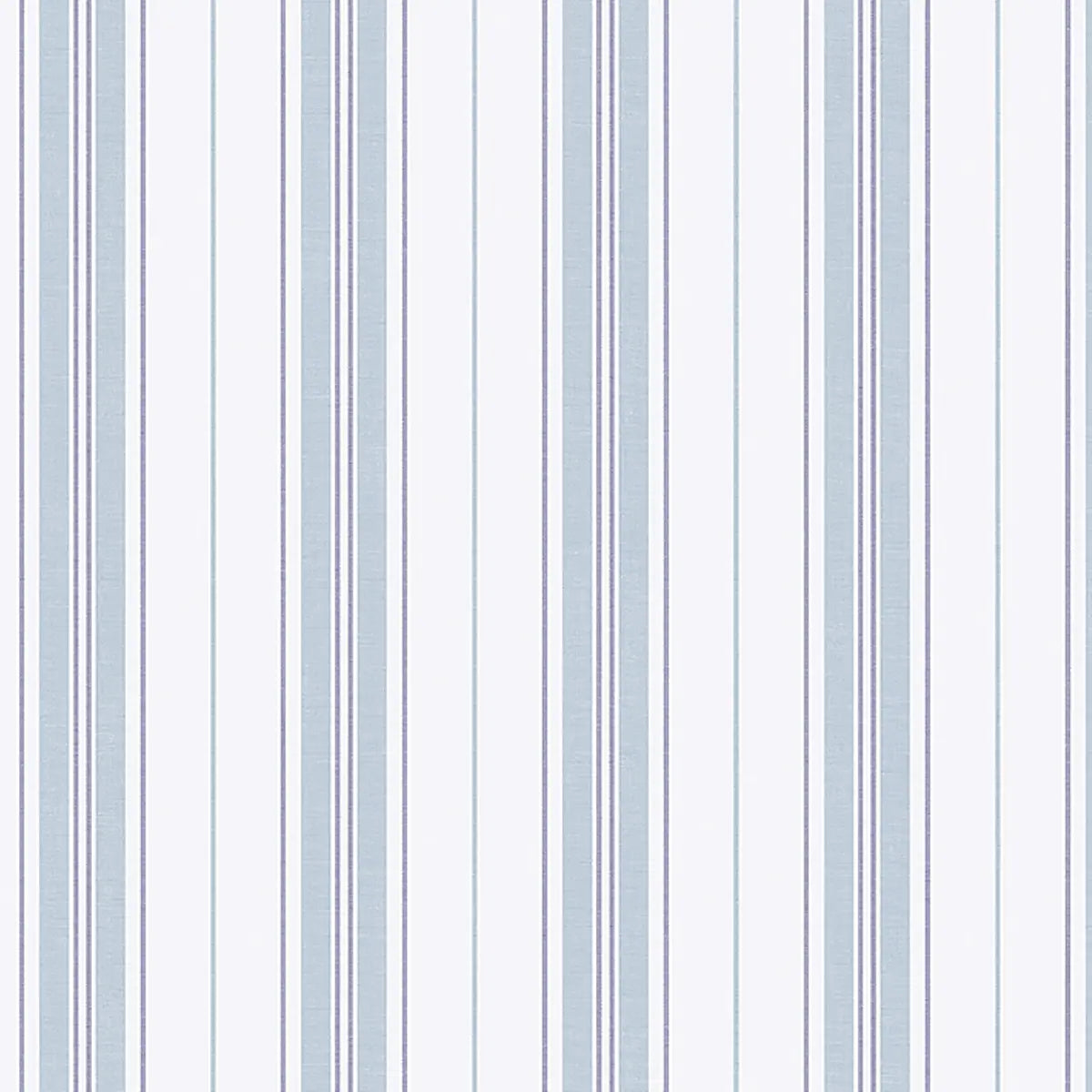 Hamnskär Stripe Wallpaper - Blues