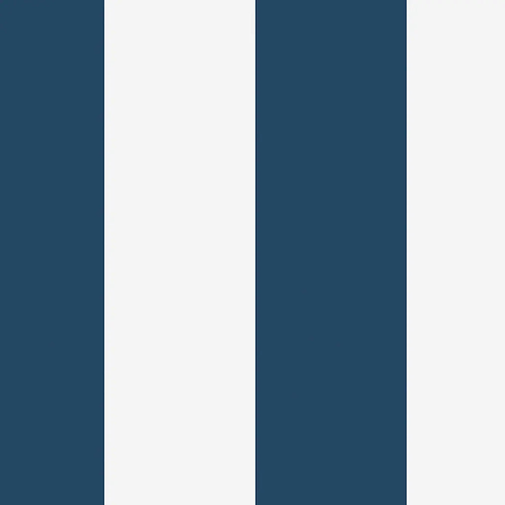 Orust Stripe Wallpaper - Navy