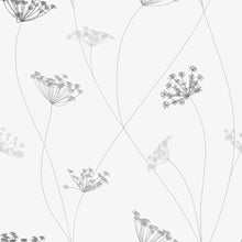 Load image into Gallery viewer, Queen Anne Wallpaper - White