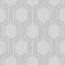 Load image into Gallery viewer, Graphic Hexagon Wallpaper - Grey