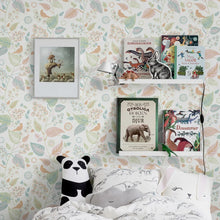 Load image into Gallery viewer, Leaf Rhapsody Wallpaper in an interior setting