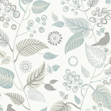 Load image into Gallery viewer, Leaf Rhapsody Wallpaper - Slate