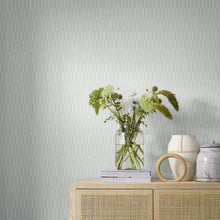 Load image into Gallery viewer, Quadrilaterals Wallpaper in an interior setting