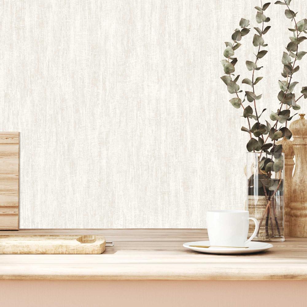 Vintage Texture Wallpaper - Light Beige room view