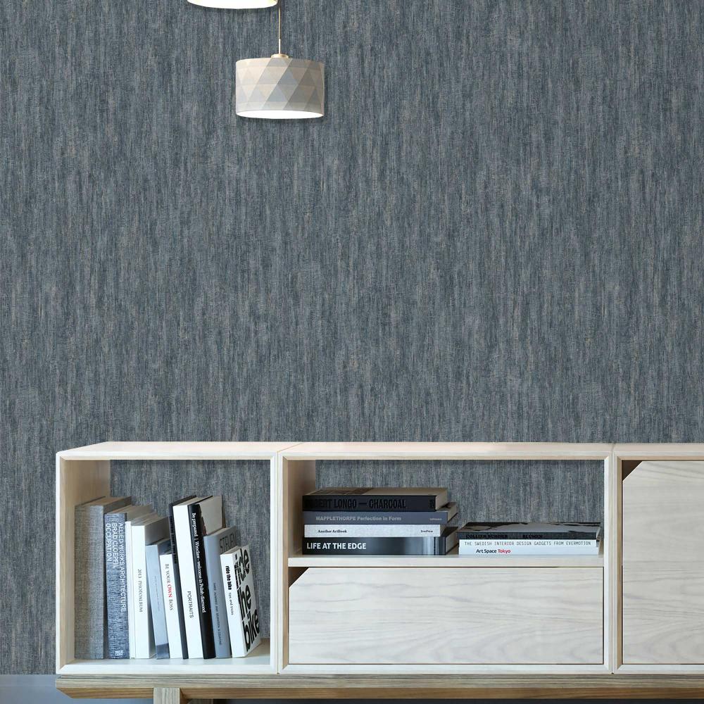 Vintage Texture Wallpaper - Blue room view