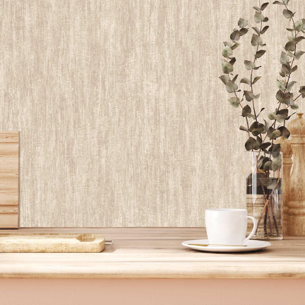 Vintage Texture Wallpaper - Beige room view