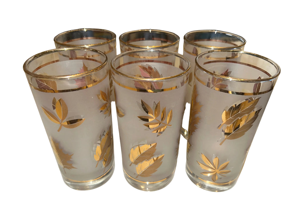 vintage tumblers set of 6