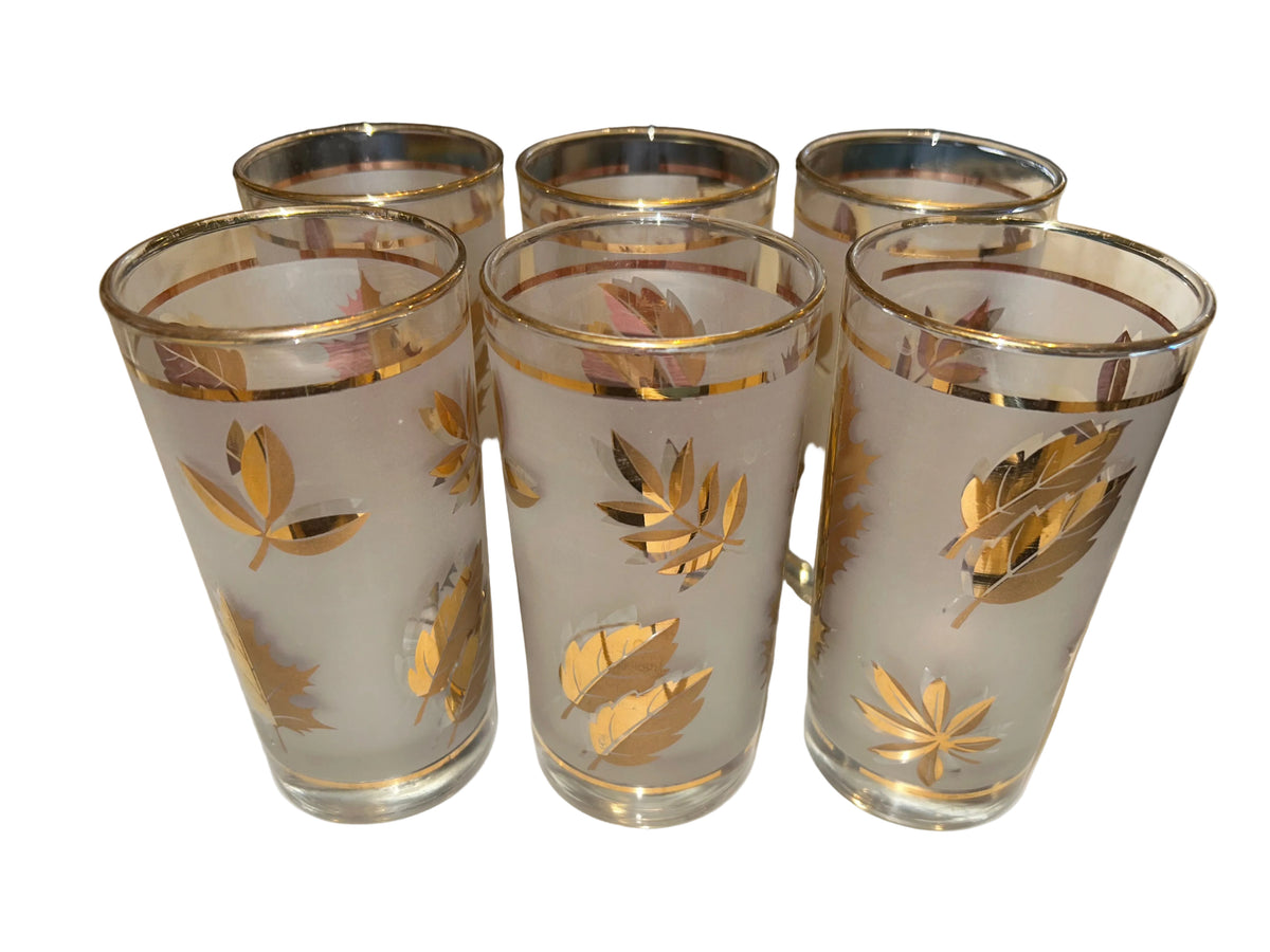 vintage tumblers set of 6