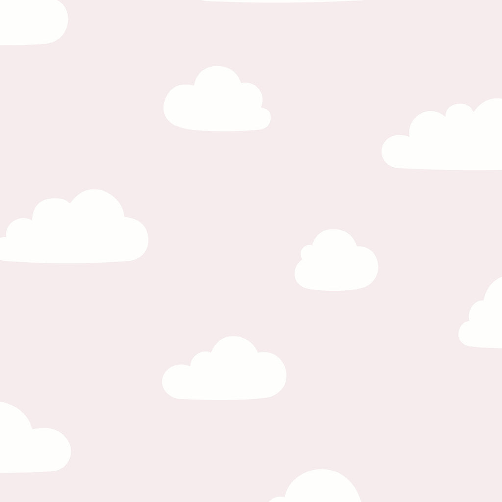 Clouds Wallpaper - Pink Pastel pattern