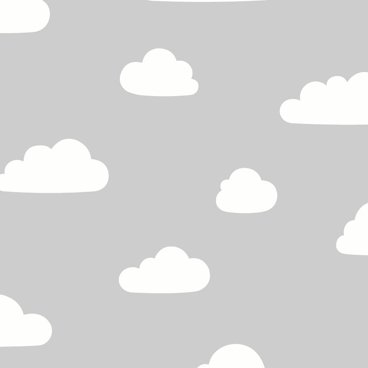 Clouds Wallpaper - Grey pattern