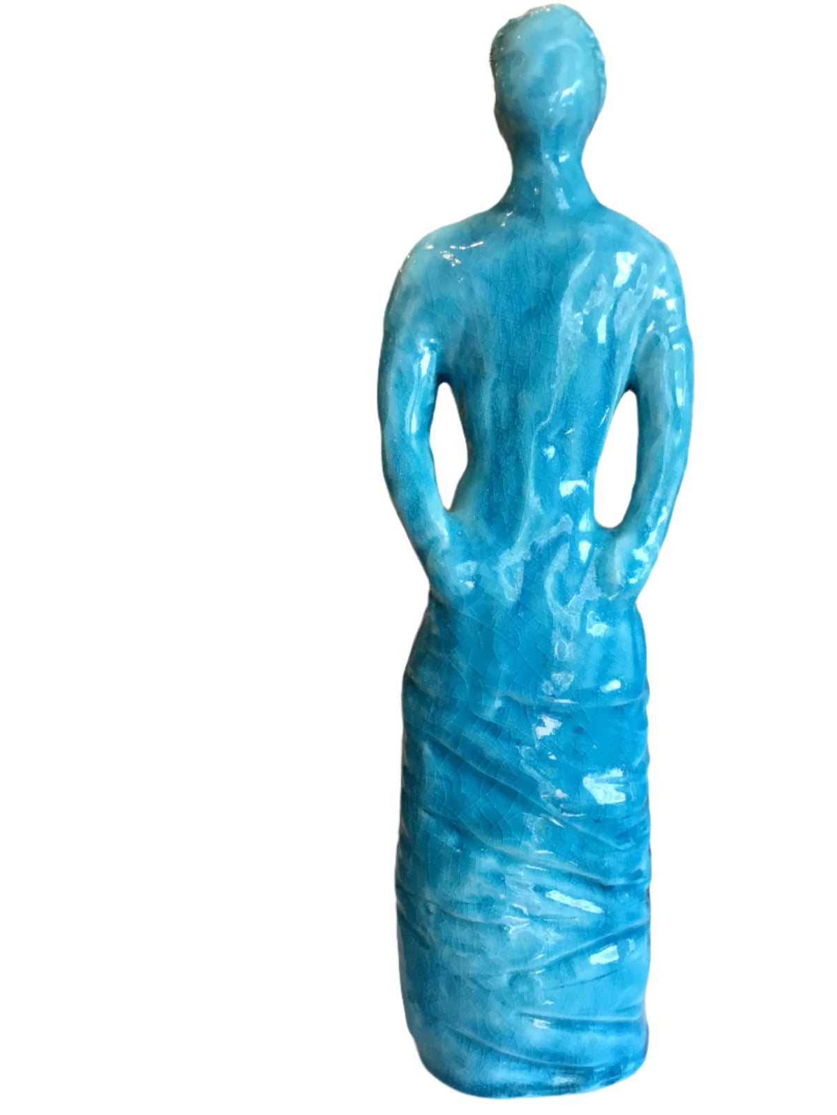 lady in blue