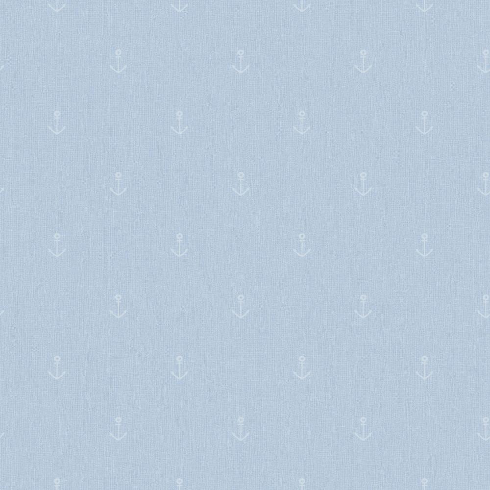 Anchors Away Wallpaper - Blue pattern