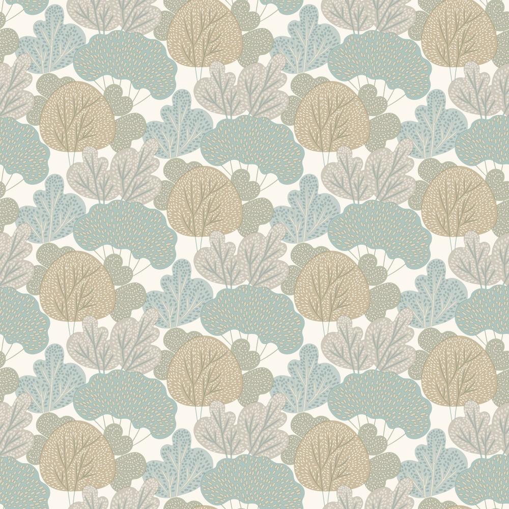Little Woods Wallpaper - Natural pattern