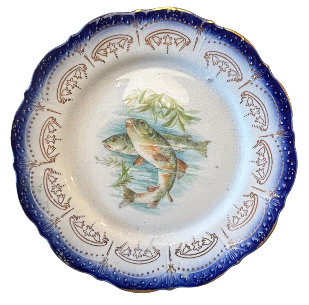 vintage austrian decorative plates, set of 5