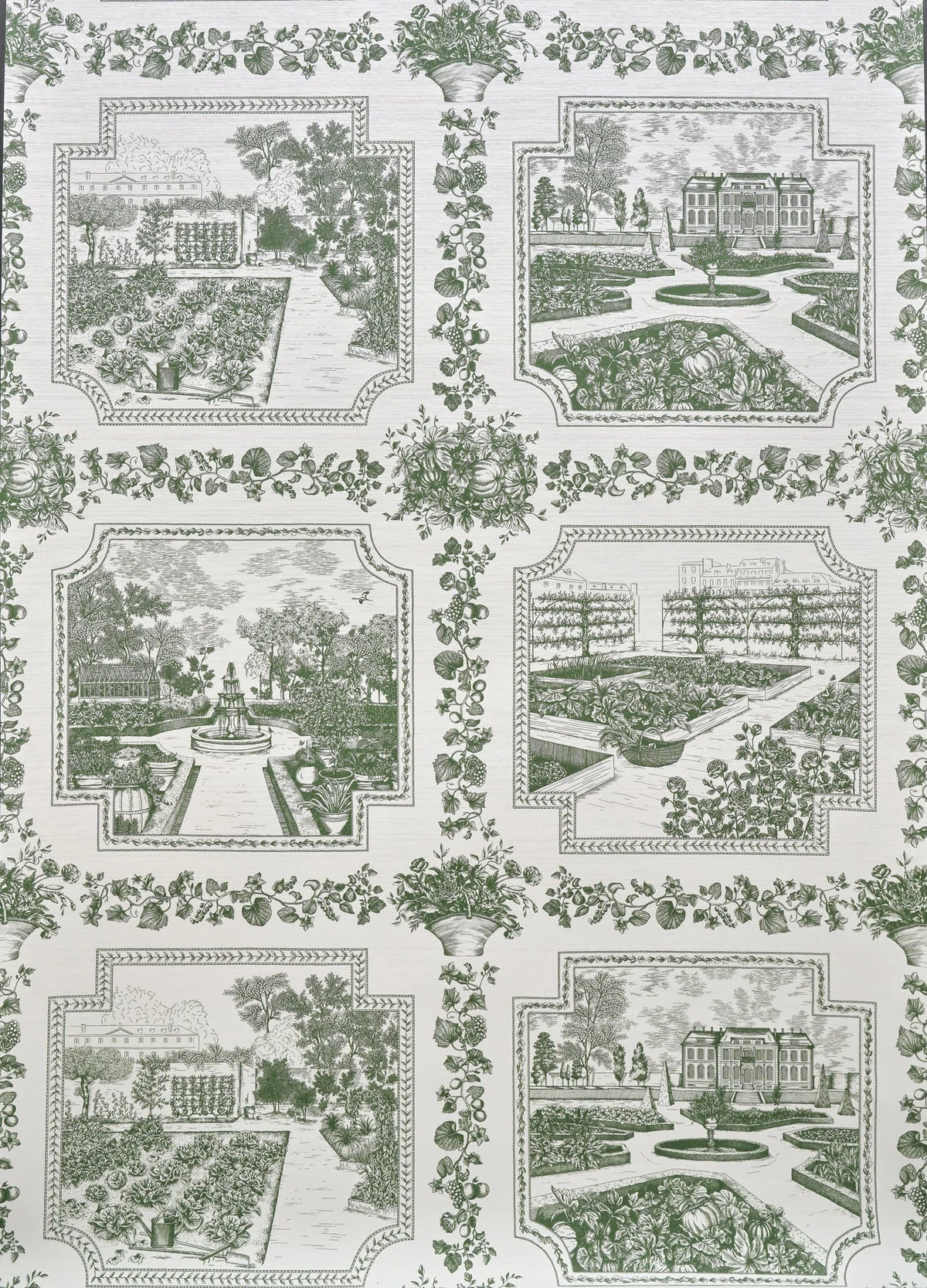 Les quatre potagers wallpaper in VEGETAL