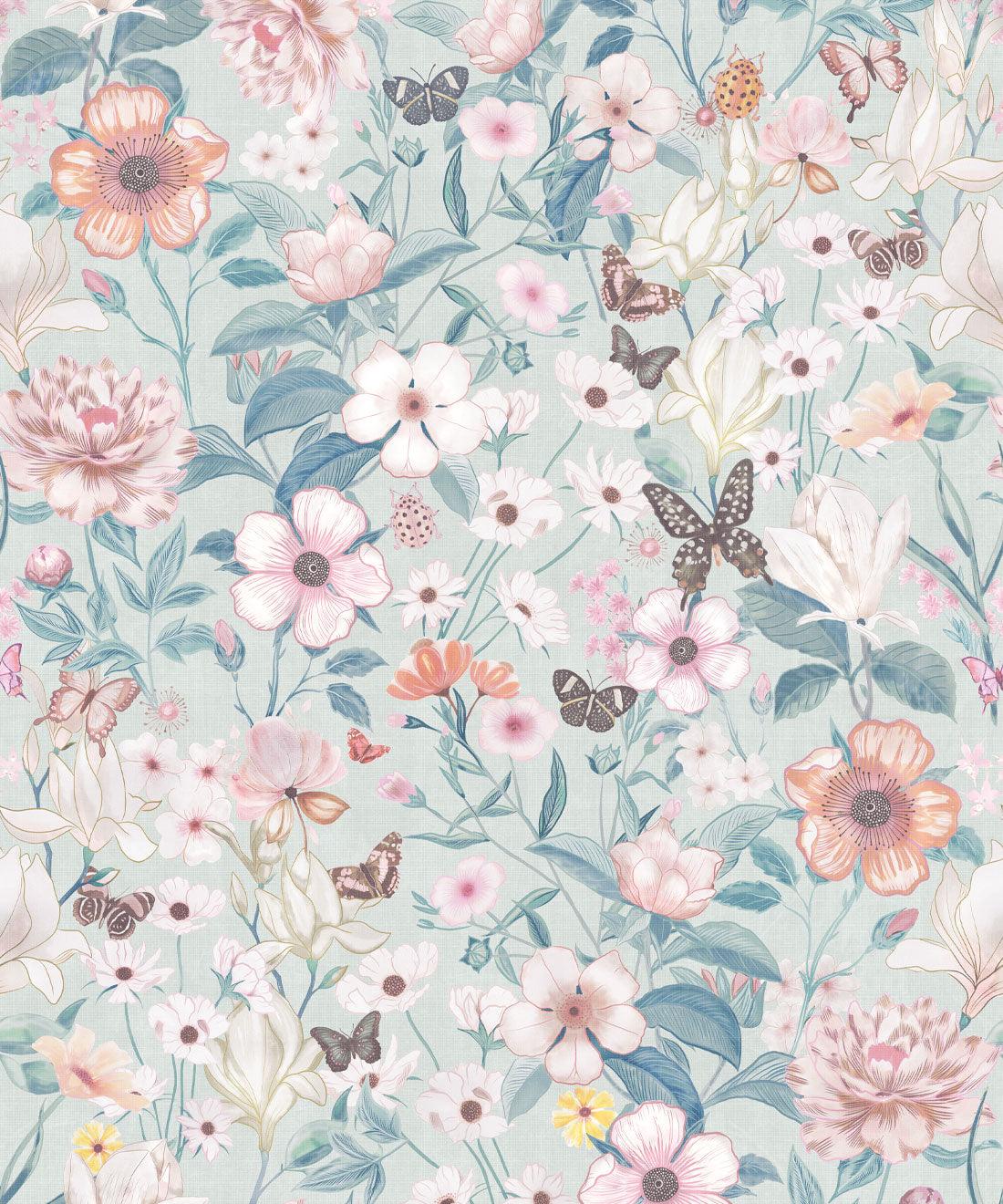 Barney Vintage Wallpaper • Bee Linen • Swatch