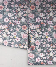 Load image into Gallery viewer, Barney Vintage Wallpaper • Denim Linen • Rolls