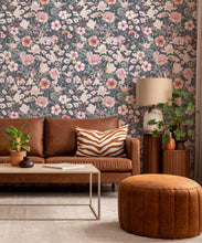 Load image into Gallery viewer, Barney Vintage Wallpaper • Denim Linen • Insitu