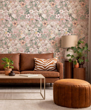 Load image into Gallery viewer, Barney Vintage Wallpaper • Lulu Linen • Insitu