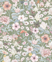 Load image into Gallery viewer, Barney Vintage Wallpaper • Meadows Light Linen • Swatch