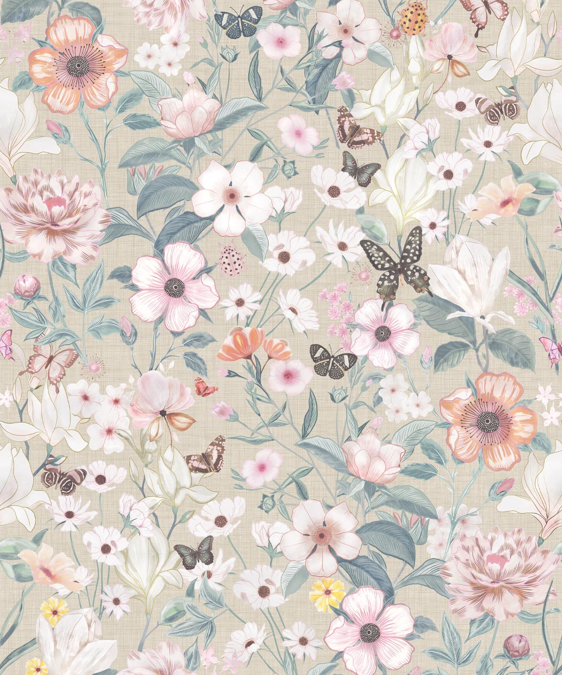 Barney Vintage Wallpaper • Plaster • Swatch