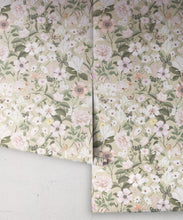 Load image into Gallery viewer, Barney Vintage Wallpaper • Raya Linen • Rolls