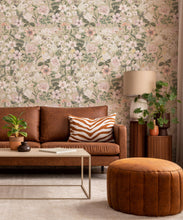 Load image into Gallery viewer, Barney Vintage Wallpaper • Raya Linen • Insitu