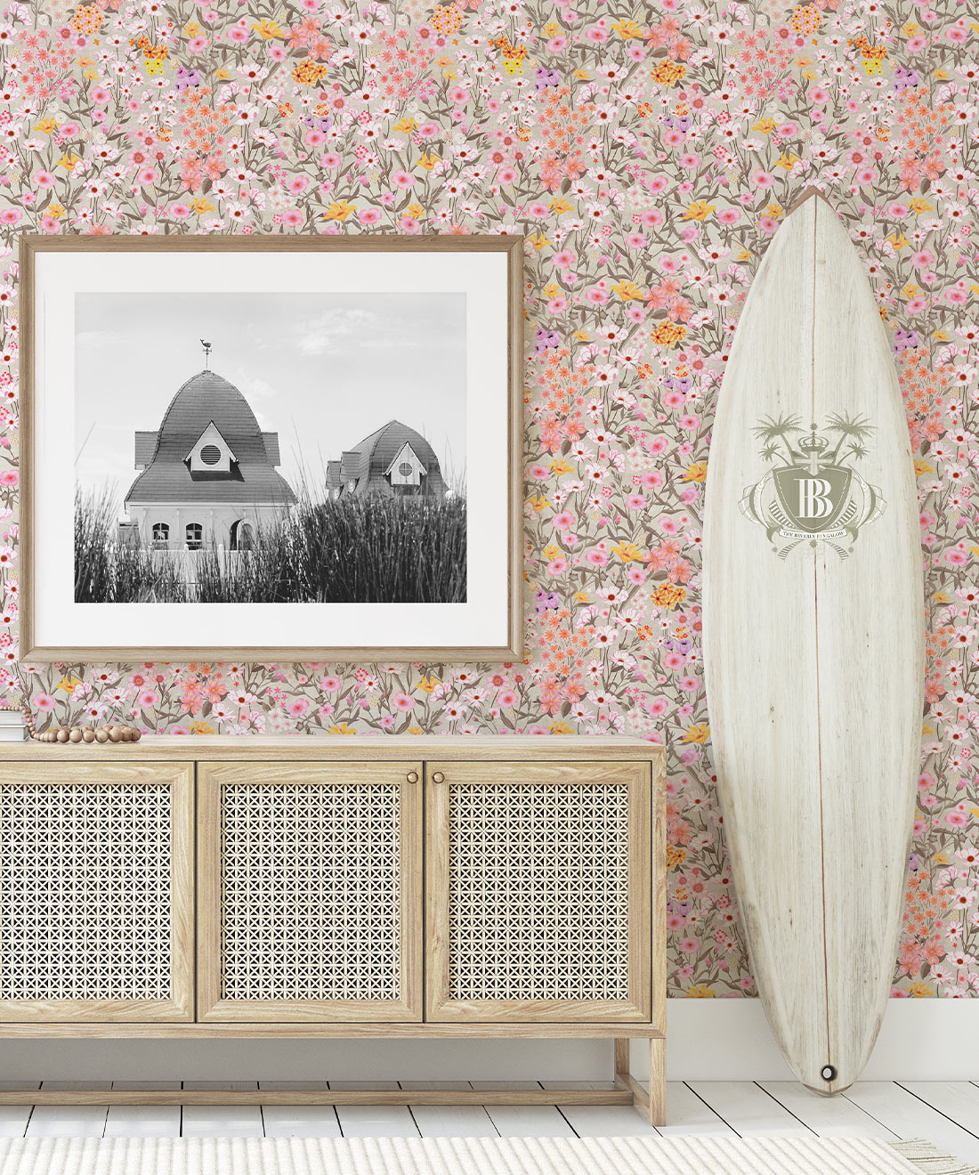 Barneys Fields Wallpaper • Distressed Wheat • Insitu