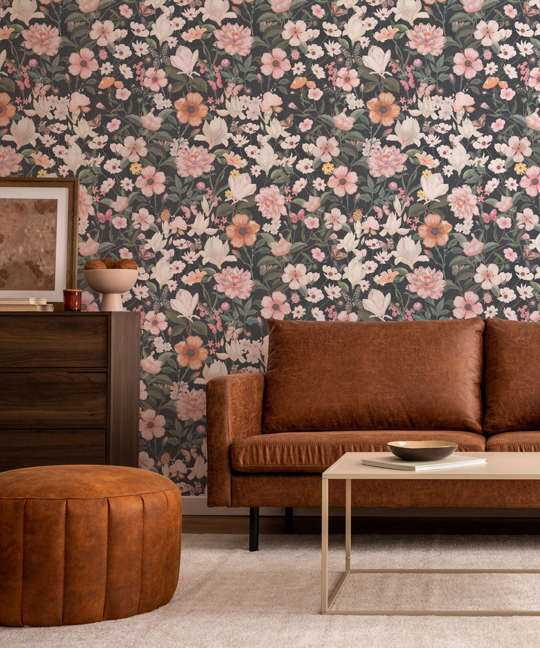 Barney Joy Wallpaper • Denim • Insitu