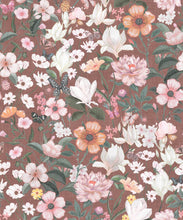 Load image into Gallery viewer, Barney Joy Wallpaper • Papaya Linen • Swatch